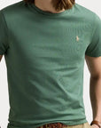 T-Shirt Ralph Lauren vert en coton