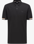 Polo-BOSS-noir-50467113001-plat