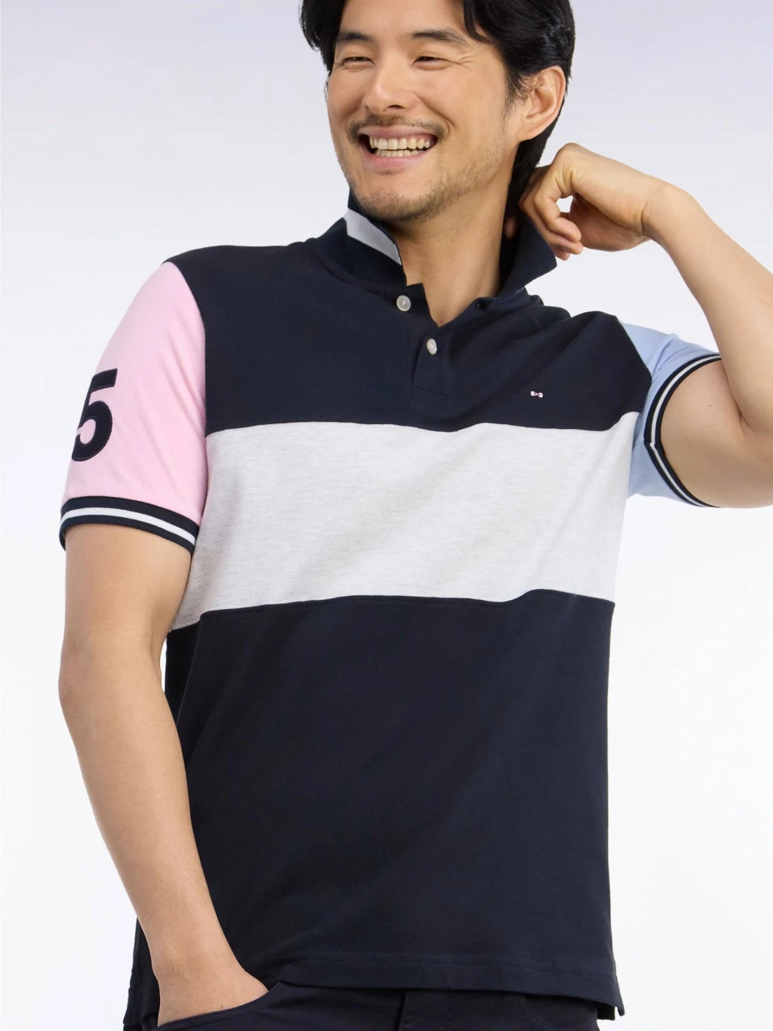 Polo-Eden-Park-Marine-Homme-H26MAIPC0011BLF-Buste