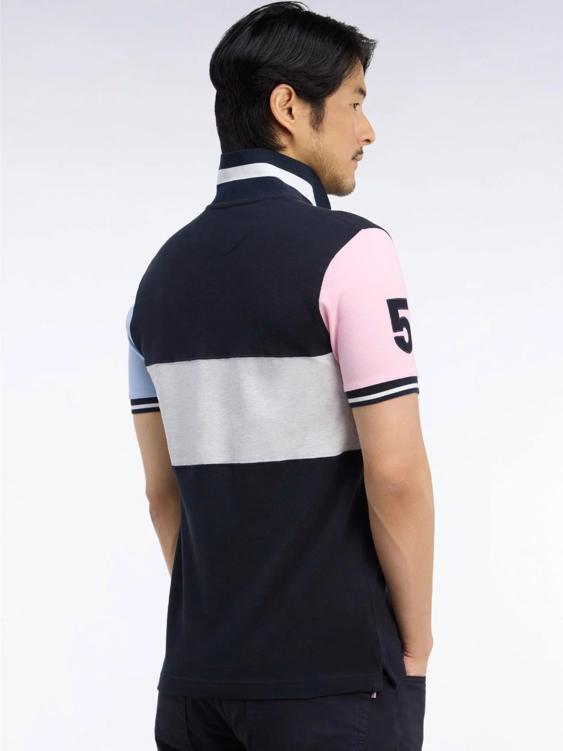 Polo-Eden-Park-Marine-Homme-H26MAIPC0011BLF-Dos