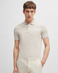 Polo BOSS blanc pour homme | Georgespaul