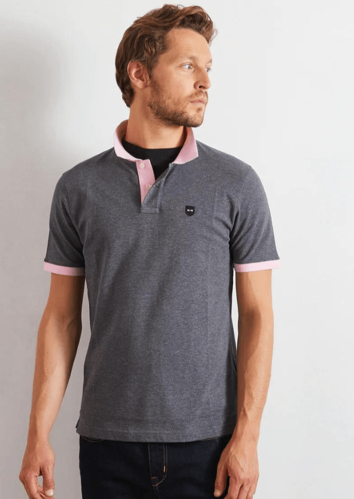 Polo Eden Park gris - Georgespaul