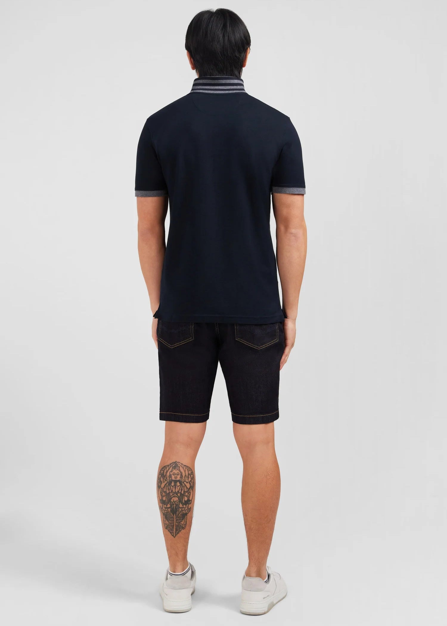 Polo Eden Park noir pour homme | Georgespaul       