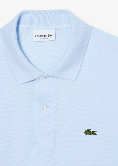 Polo L.12.12 Lacoste bleu clair - Georgespaul