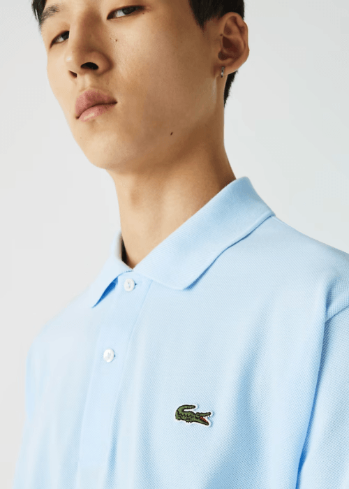 Polo L.12.12 Lacoste bleu clair - Georgespaul