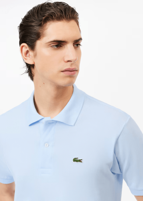 Polo L.12.12 Lacoste bleu clair - Georgespaul