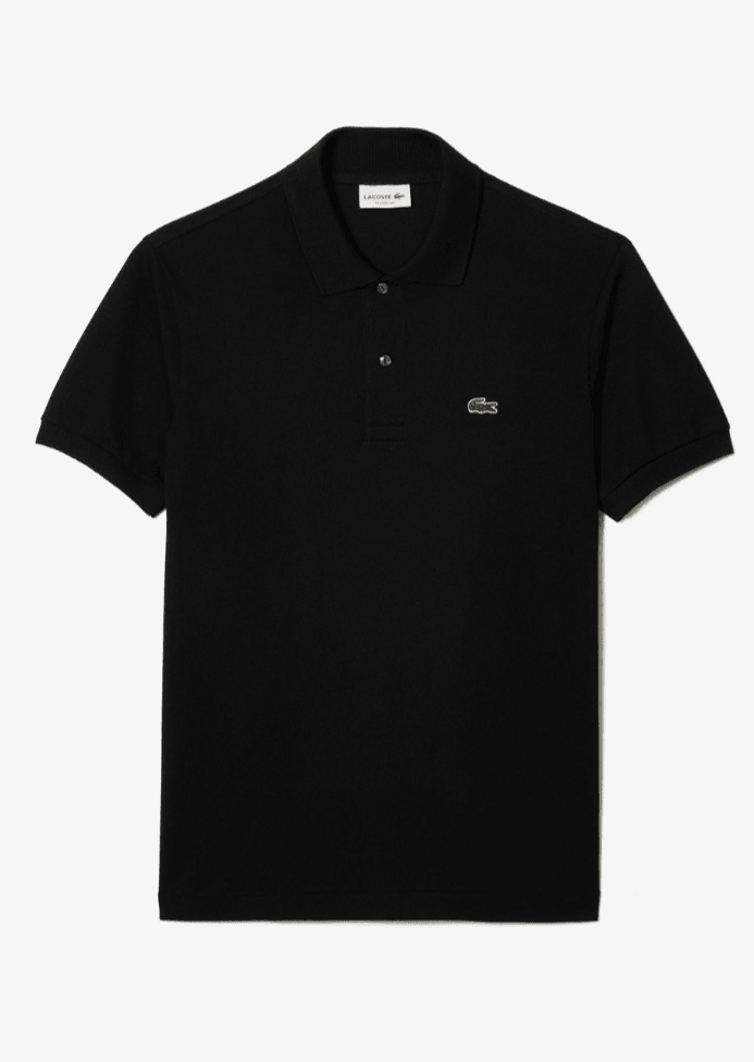 Polo L.12.12 Lacoste noir - Georgespaul