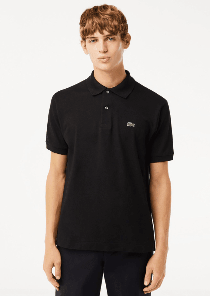 Polo L.12.12 Lacoste noir - Georgespaul