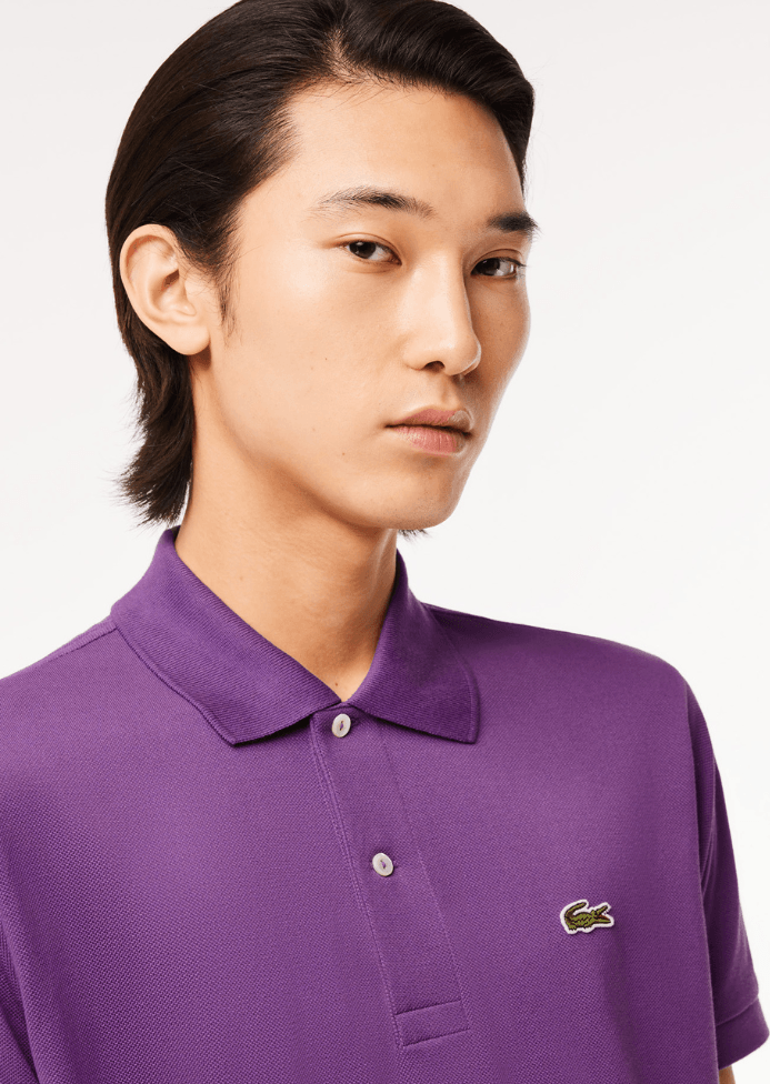 Polo L.12.12 Lacoste violet - Georgespaul