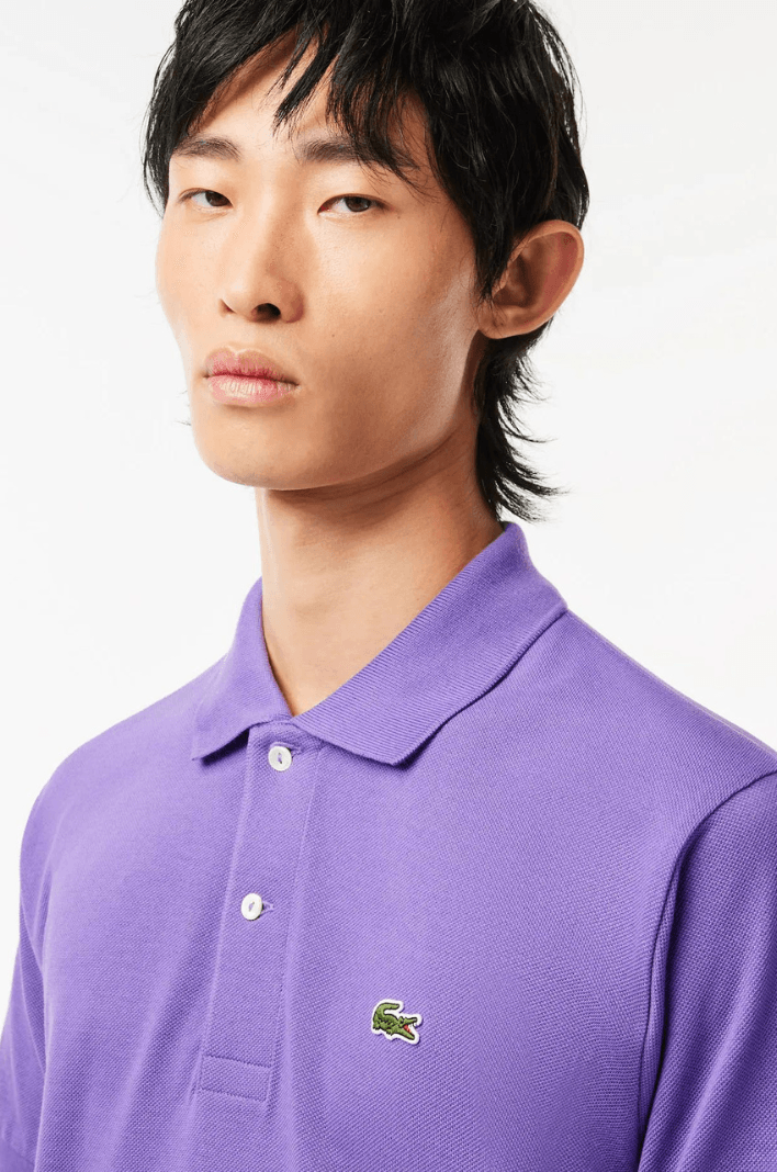 Polo L.12.12 Lacoste violet - Georgespaul