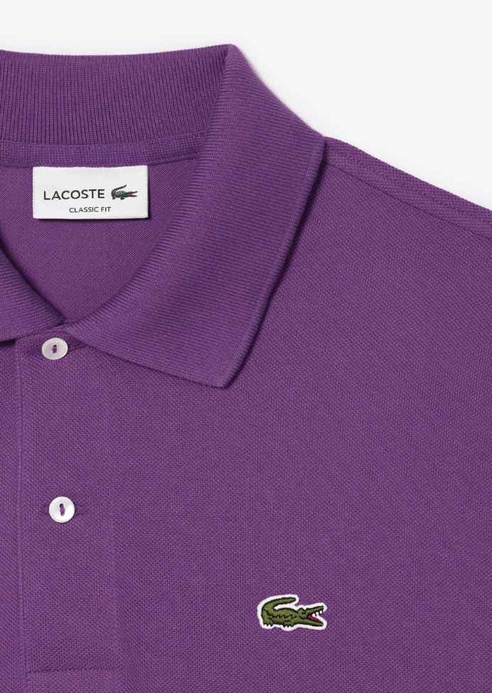 Polo L.12.12 Lacoste violet - Georgespaul