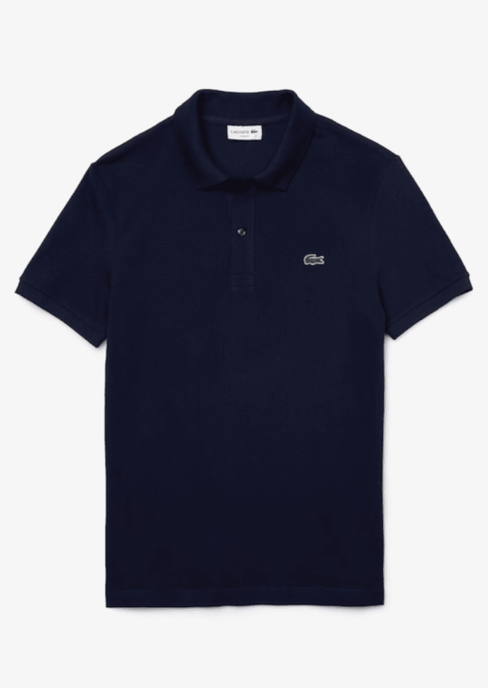 Polo Lacoste ajusté marine - Georgespaul