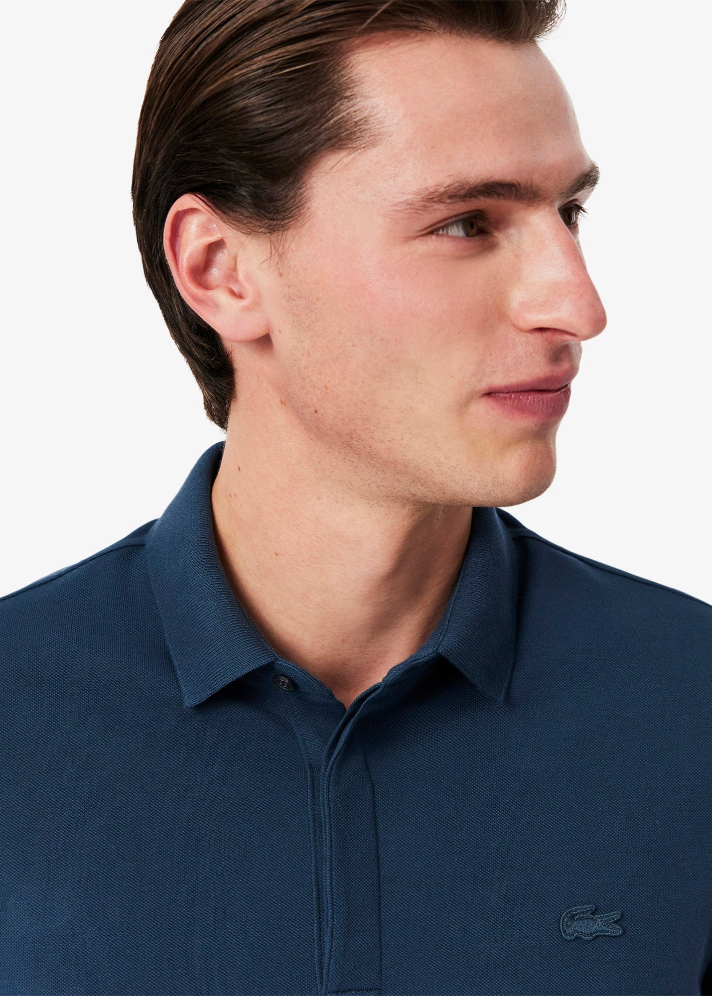 Polo Paris Lacoste bleu pour homme | Georgespaul   