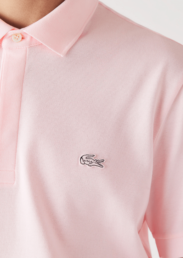 Polo Paris Lacoste rose clair - Georgespaul