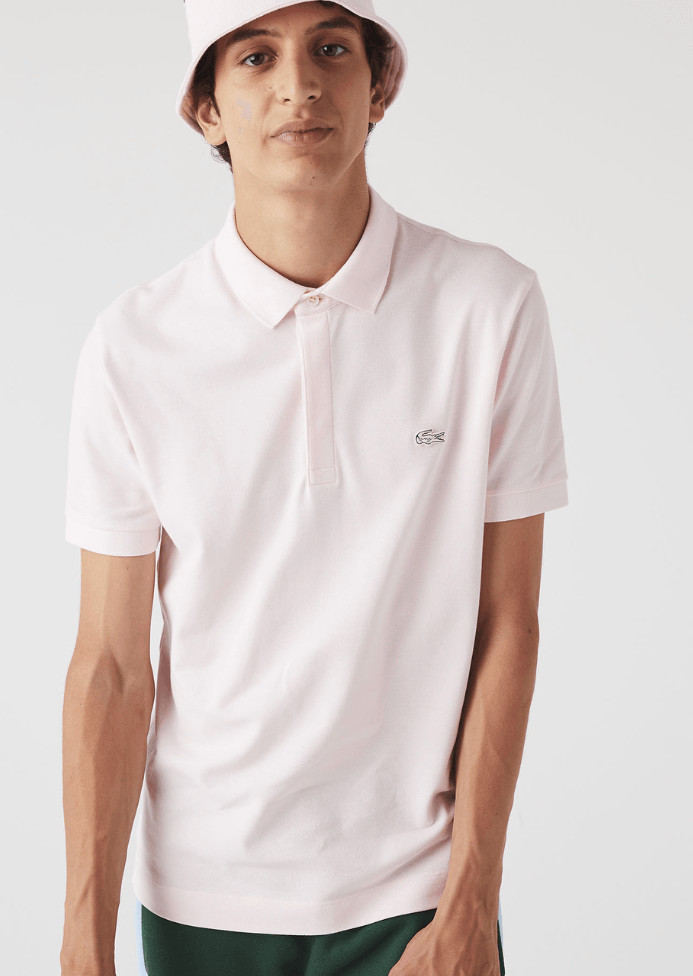 Polo Paris Lacoste rose clair - Georgespaul