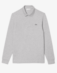 Polo Paris manches longues Lacoste gris - Georgespaul