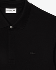 Polo Paris manches longues Lacoste noir - Georgespaul