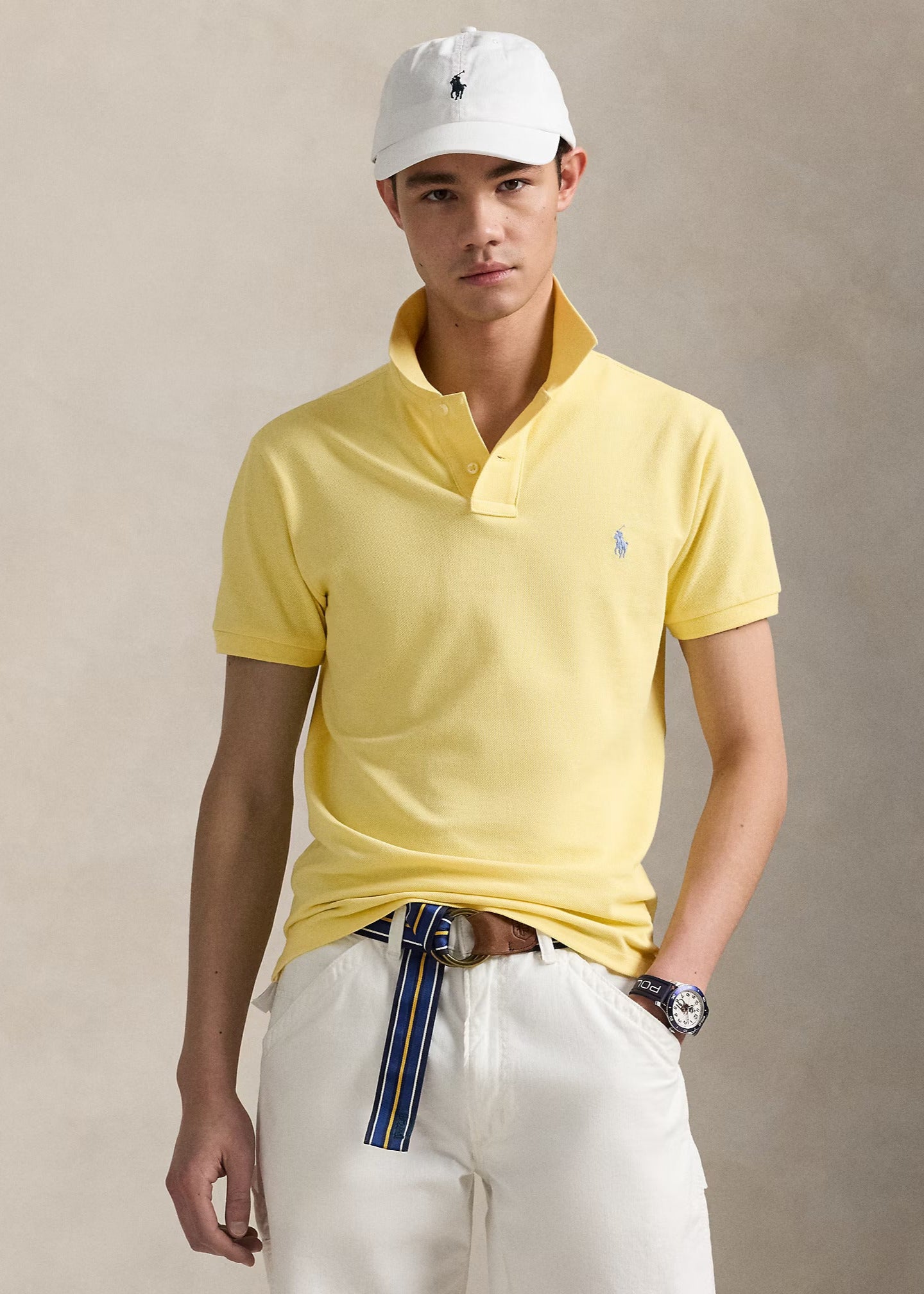 Polo Ralph Lauren jaune pour homme | Georgespaul   