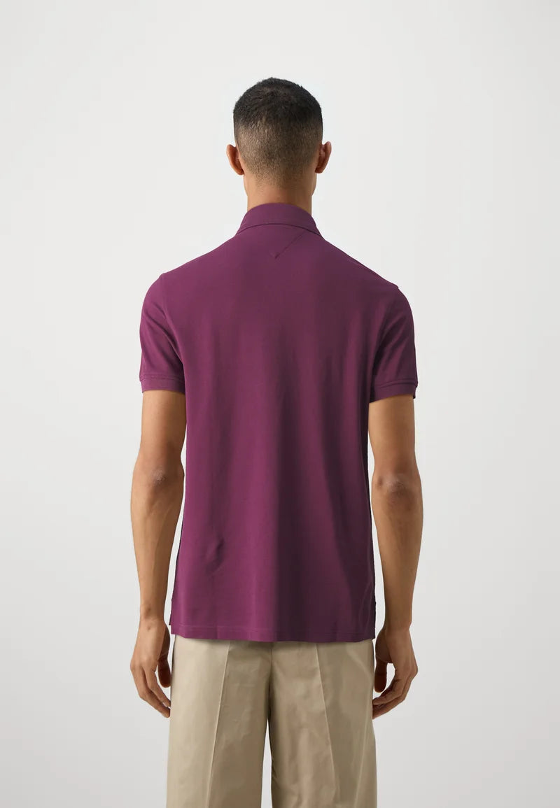 Polo Tommy Hilfiger bordeaux pour homme | Georgespaul