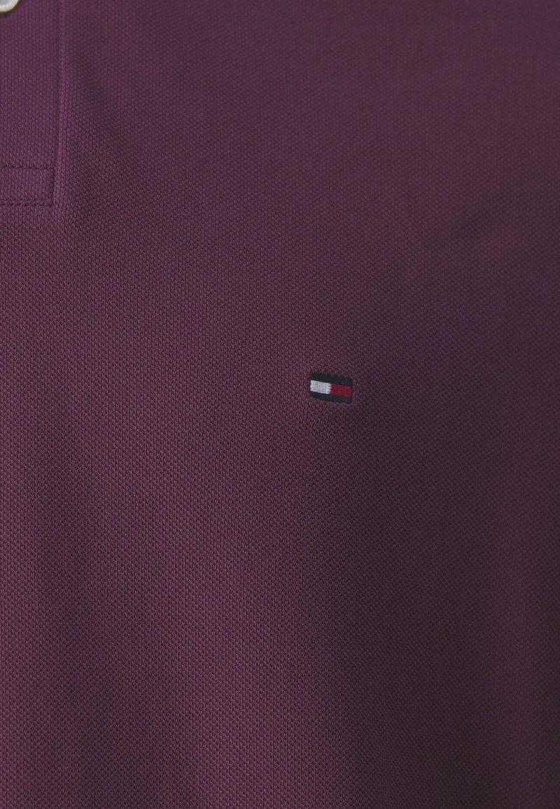 Polo Tommy Hilfiger bordeaux pour homme | Georgespaul