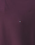 Polo Tommy Hilfiger bordeaux pour homme | Georgespaul