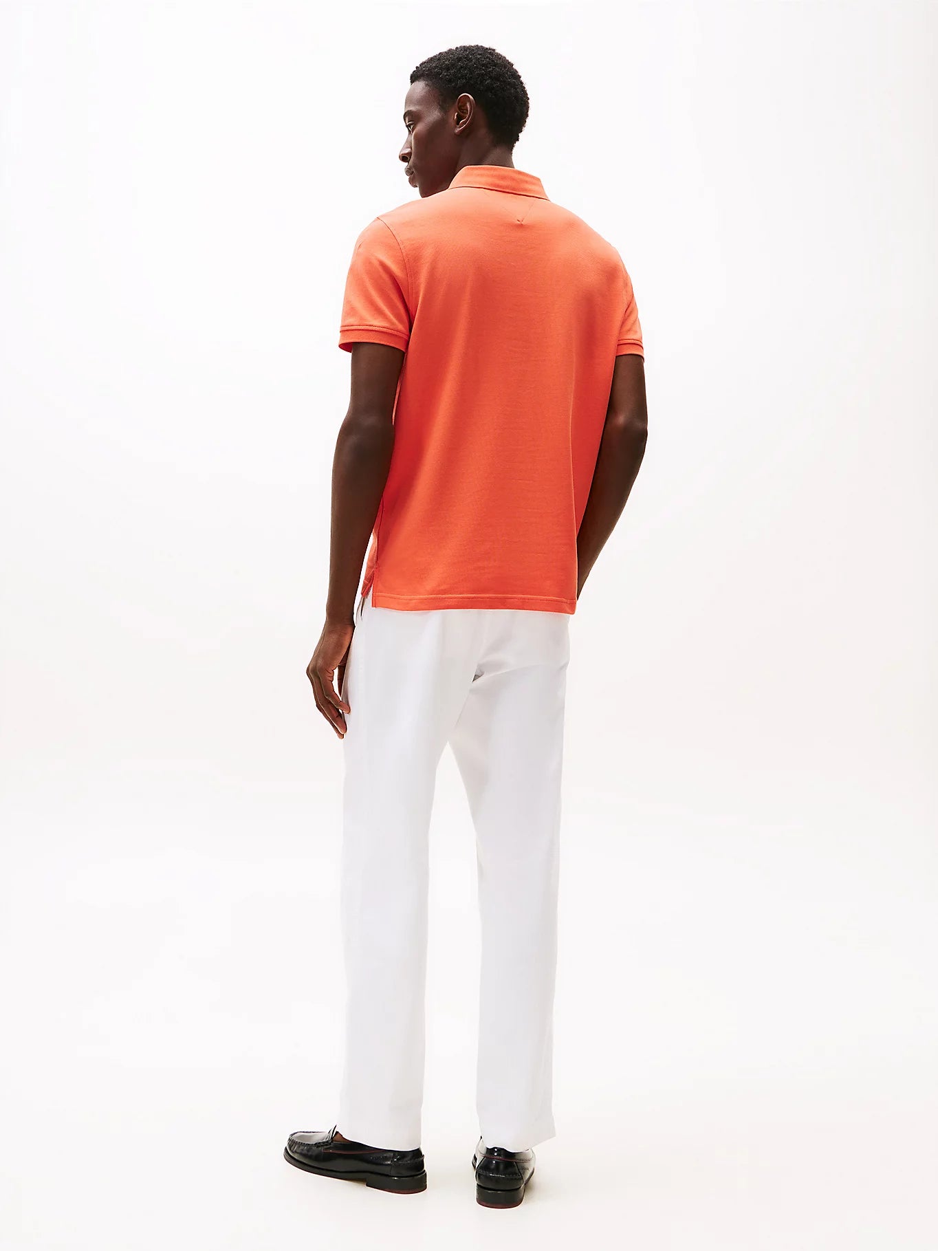 Polo Tommy Hilfiger orange pour homme | Georgespaul