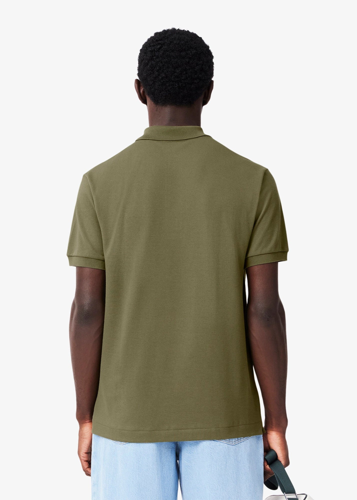Polo L.12.12 Lacoste kaki pour homme | Georgespaul