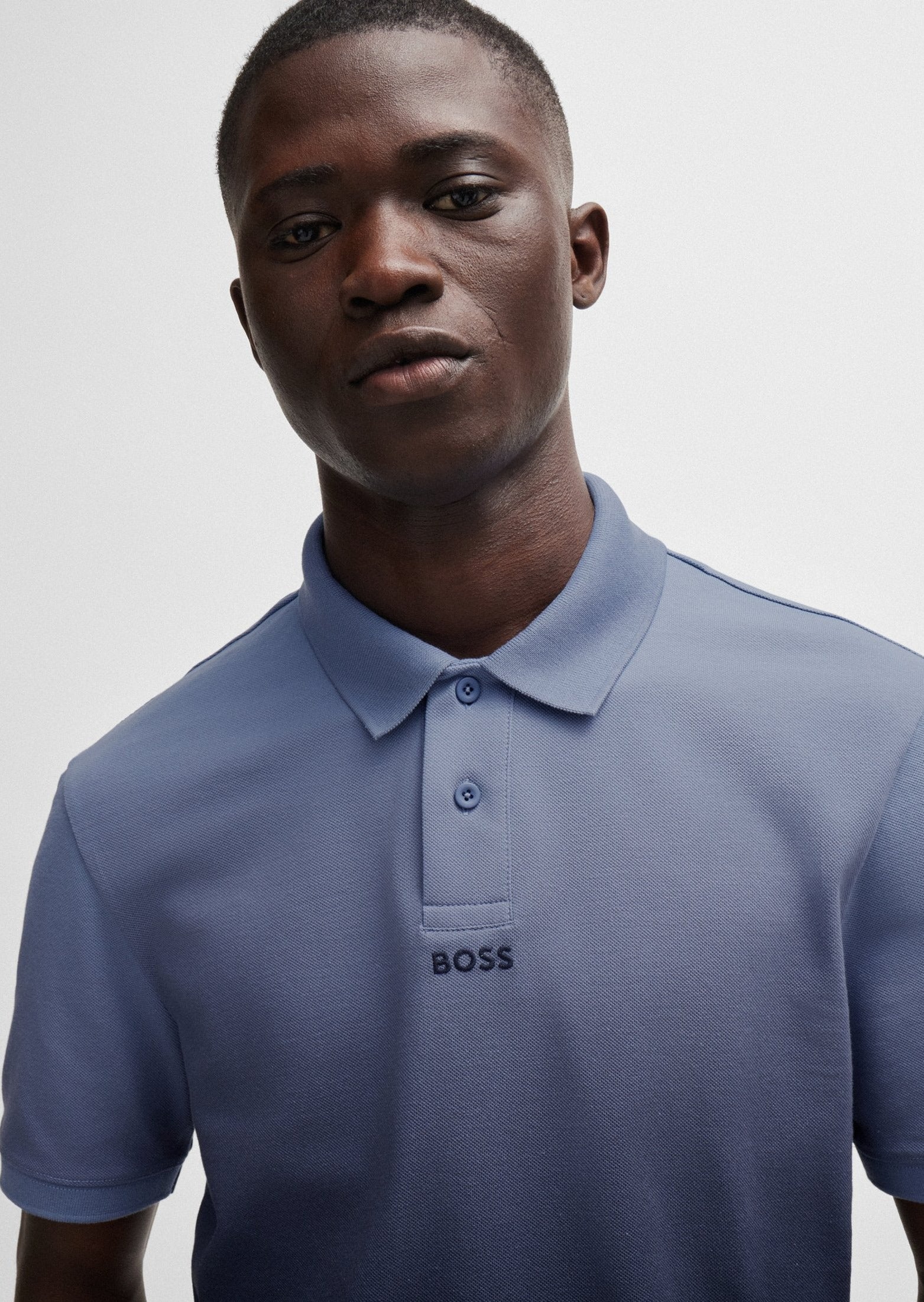 Polo dégradé BOSS bleu | Georgespaul
