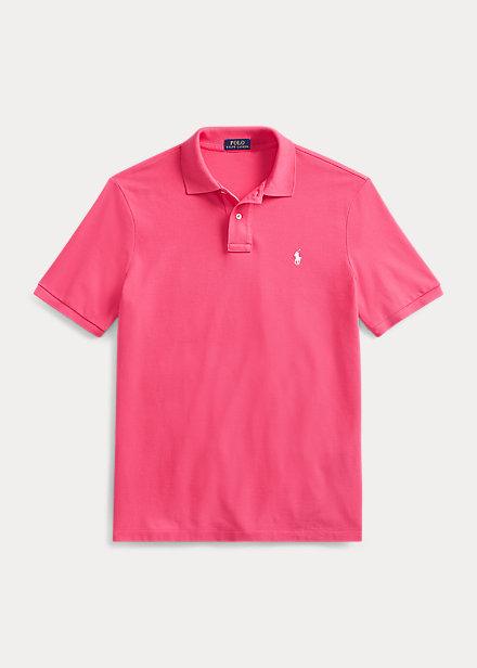 Polo Ralph Lauren cintré rose en coton piqué - Georgespaul