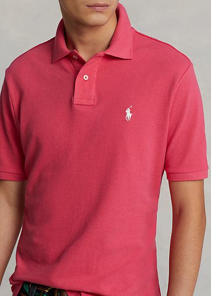 Polo Ralph Lauren cintré rose en coton piqué - Georgespaul