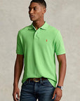 Polo Ralph Lauren cintré vert en coton piqué - Georgespaul