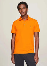 Laden Sie das Bild in den Galerie-Viewer, Polo homme Tommy Hilfiger ajusté orange en coton bio | Georgespaul
