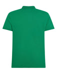 Polo Tommy Hilfiger ajusté vert en coton bio - Georgespaul