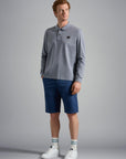 Polo manches longues Paul & Shark gris - Georgespaul