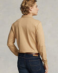 Polo manches longues Ralph Lauren beige - Georgespaul