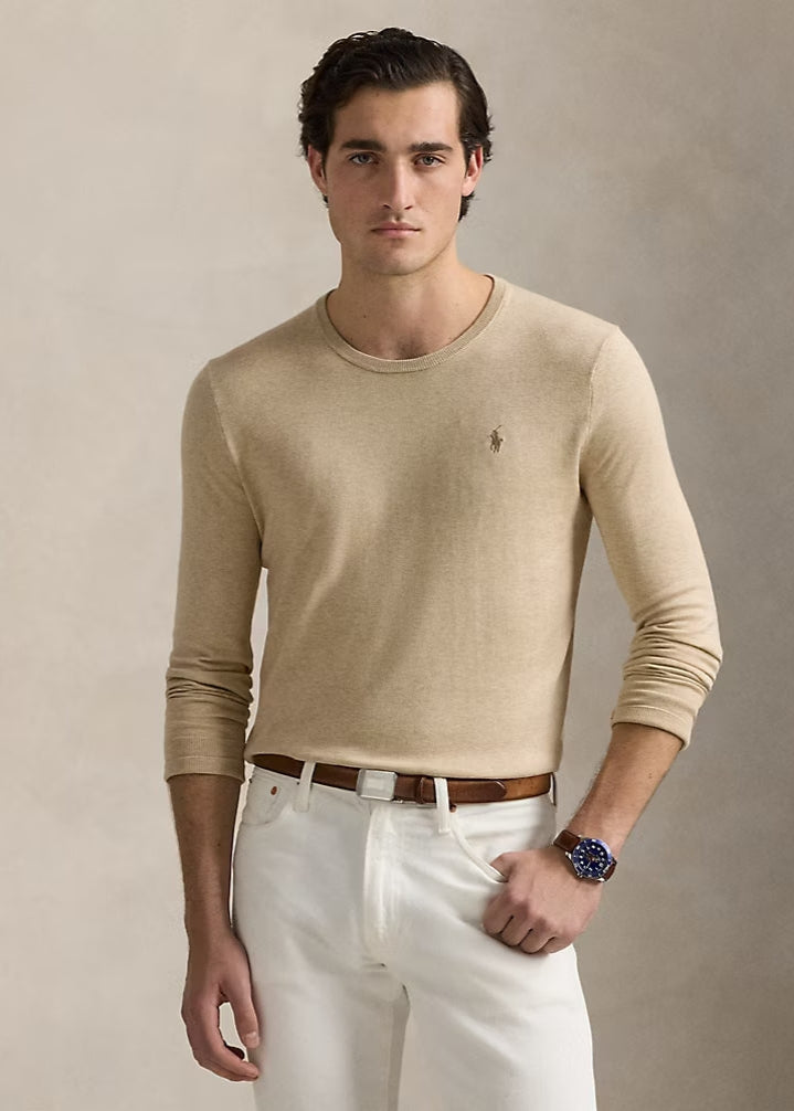 Pull Ralph Lauren beige pour homme | Georgespaul