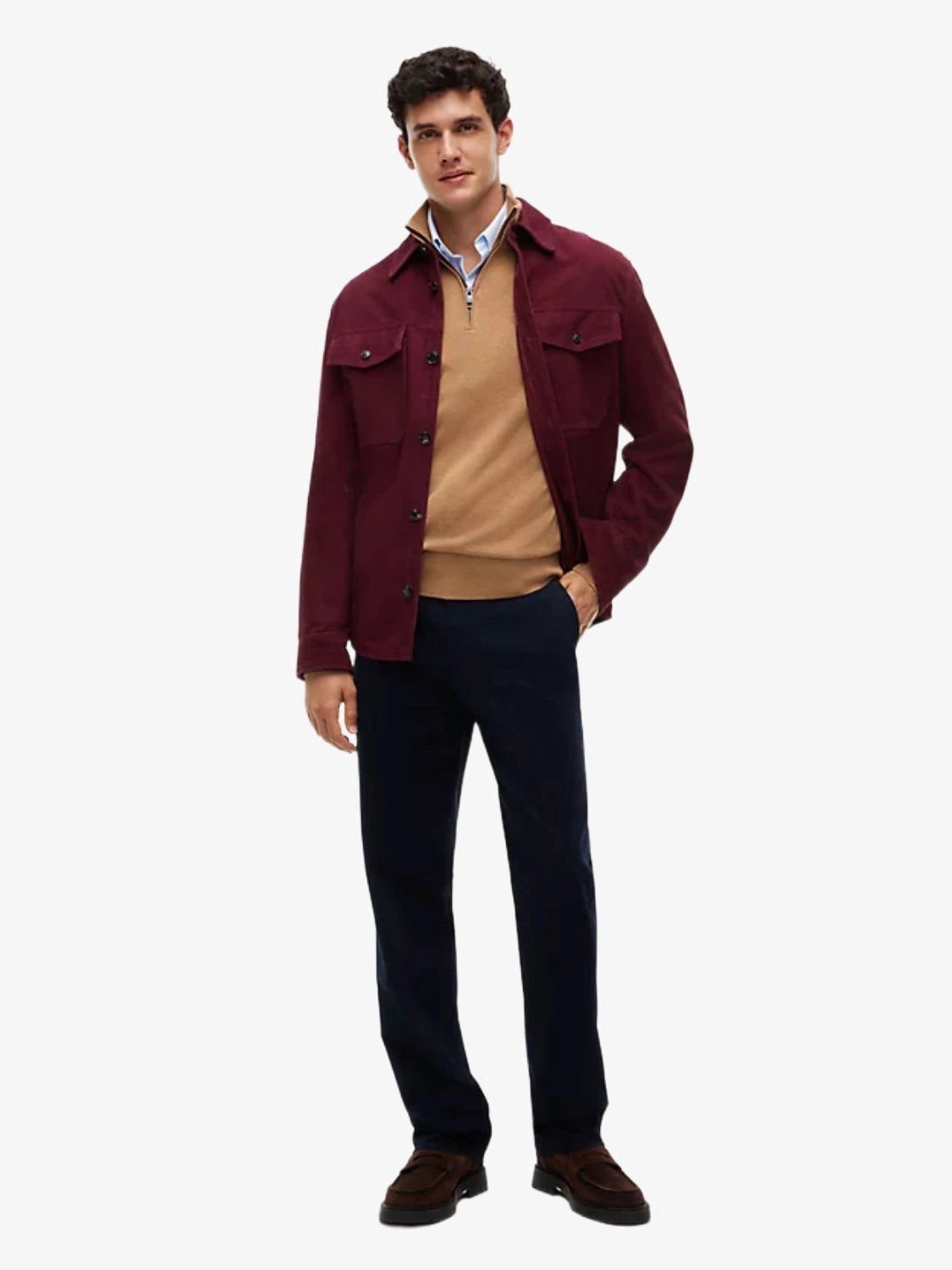 Pull-col-camionneur-beige-Tommy-Hilfiger-MW0MW28049A1L-tenue2