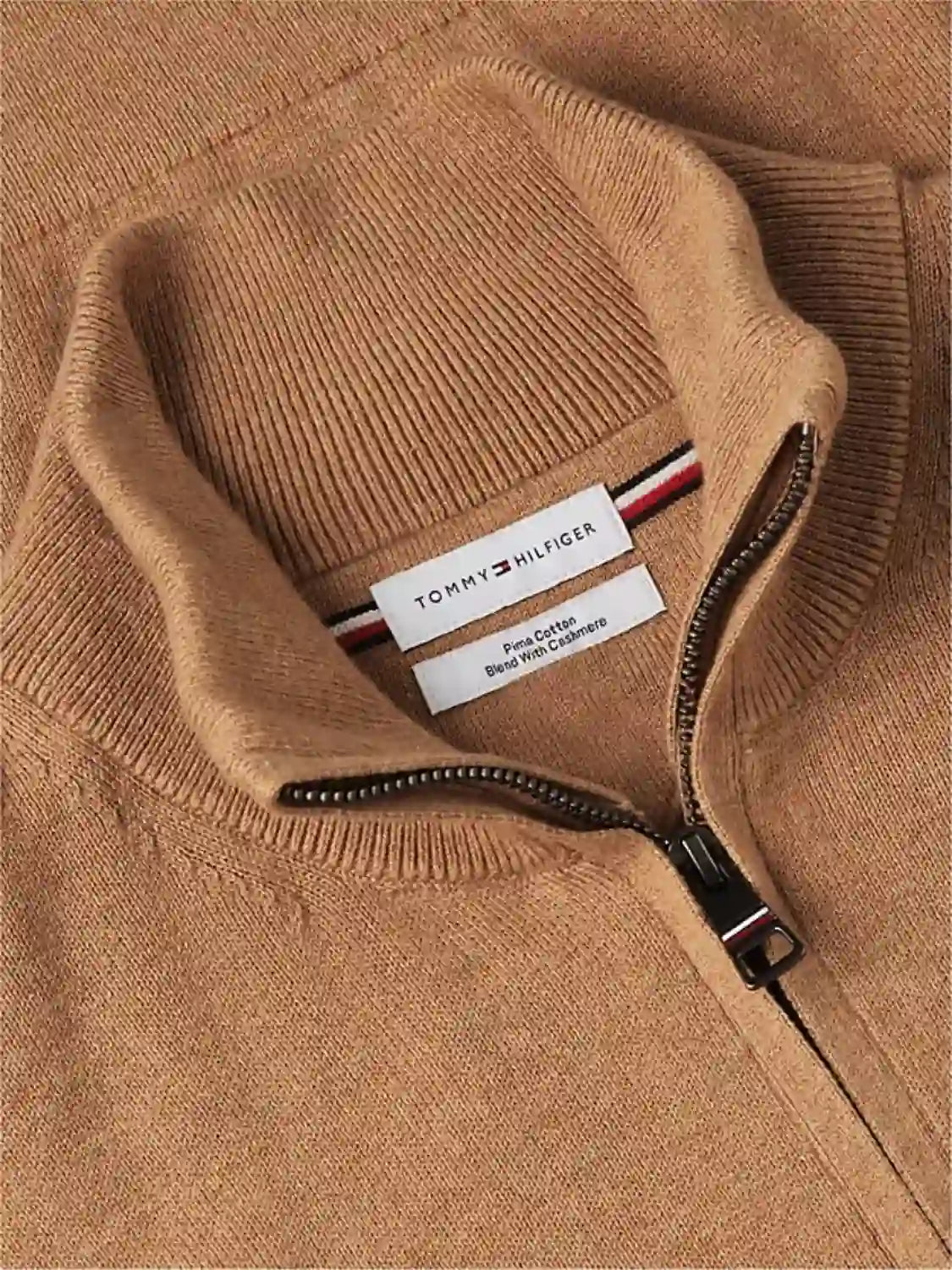 Pull-col-camionneur-beige-Tommy-Hilfiger-MW0MW28049A1L-zoom
