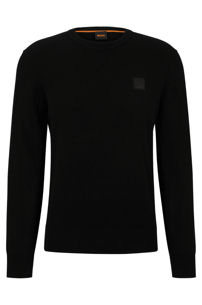 Pull BOSS noir en cachemire - Georgespaul