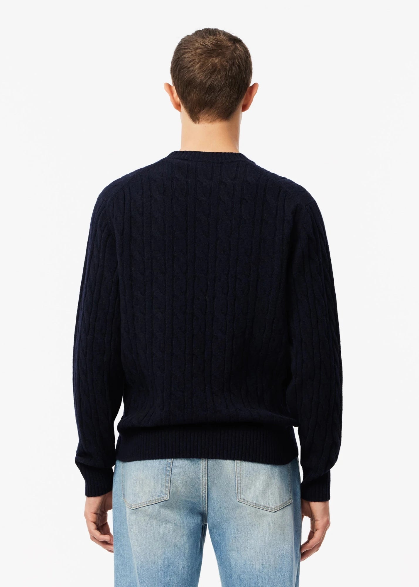 Pull Lacoste marine homme | Georgespaul            