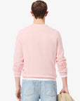 Pull Lacoste rose pour homme | Georgespaul