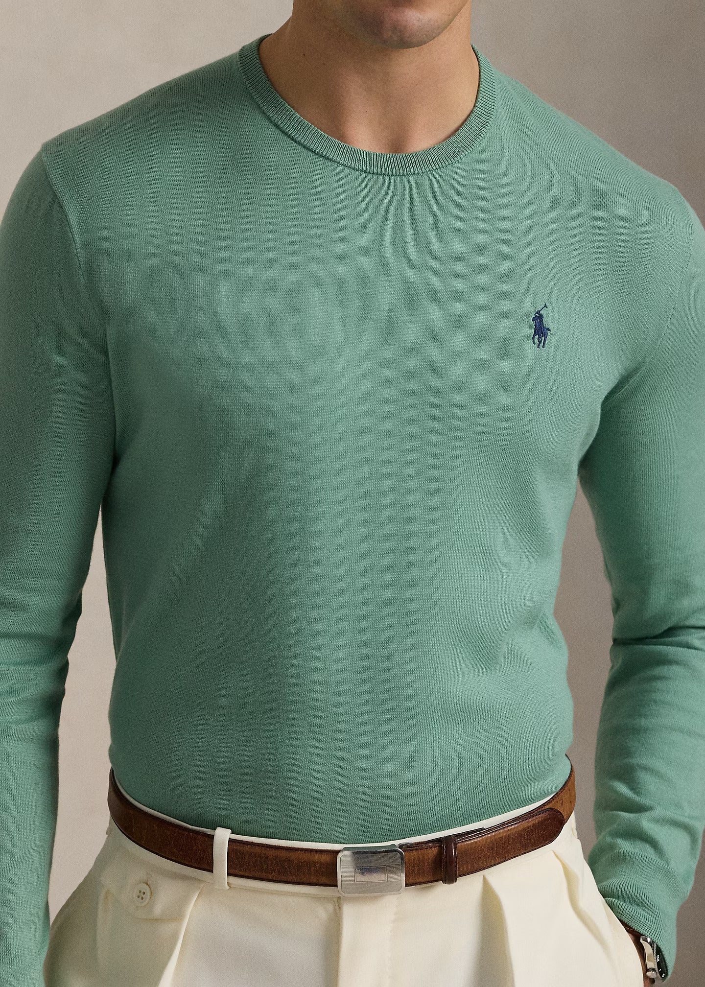 Pull Ralph Lauren vert pour homme | Georgespaul    