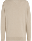 Pull Tommy Hilfiger beige en coton bio - Georgespaul