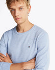 Pull Tommy Hilfiger bleu homme | Georgespaul       