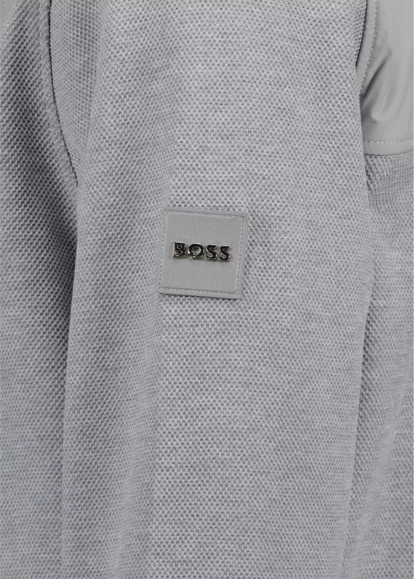 Pull camionneur BOSS gris pour homme | Georgespaul