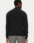 Pull camionneur BOSS noir en laine pour homme | Georgespaul