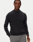 Pull camionneur BOSS noir en laine pour homme | Georgespaul