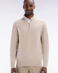 Pull camionneur Eden Park beige pour homme | Georgespaul