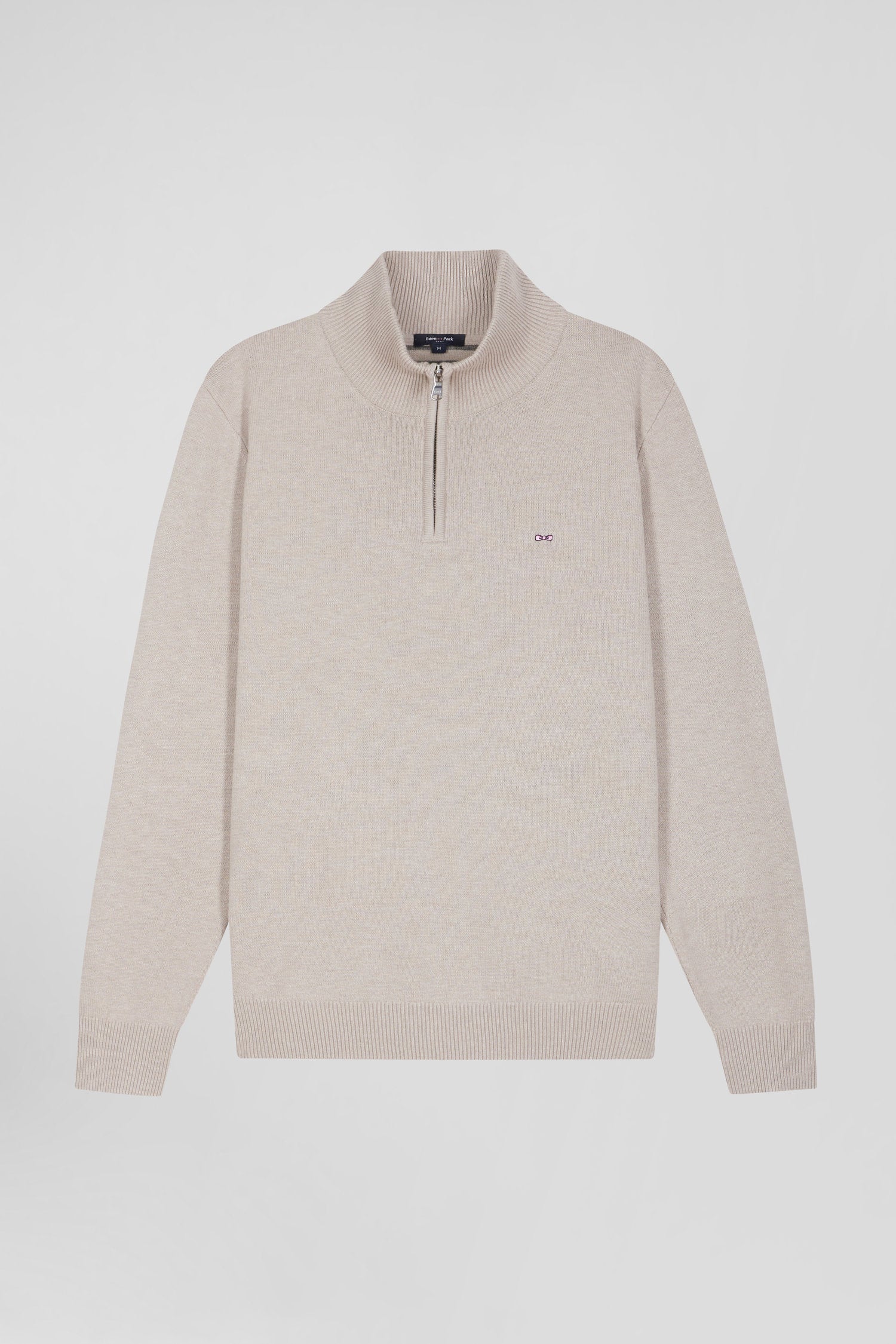 Pull camionneur Eden Park beige pour homme | Georgespaul