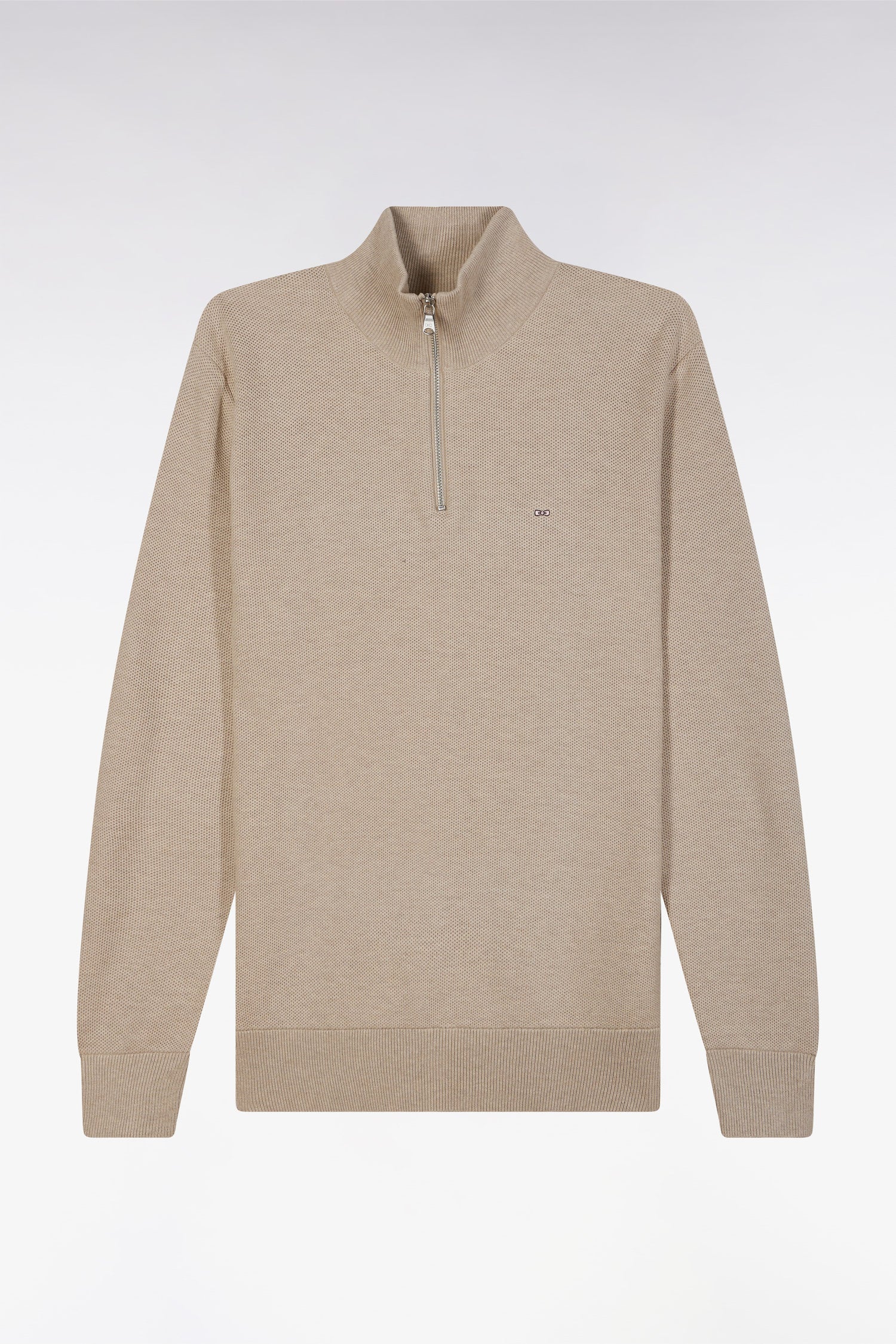 Pull camionneur Eden Park beige pour homme | Georgespaul